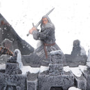 NEMESIS NOW - LORD OF THE RINGS - BATTLE OF THE PEAK SNOW GLOBE 12.8CM 801269164546