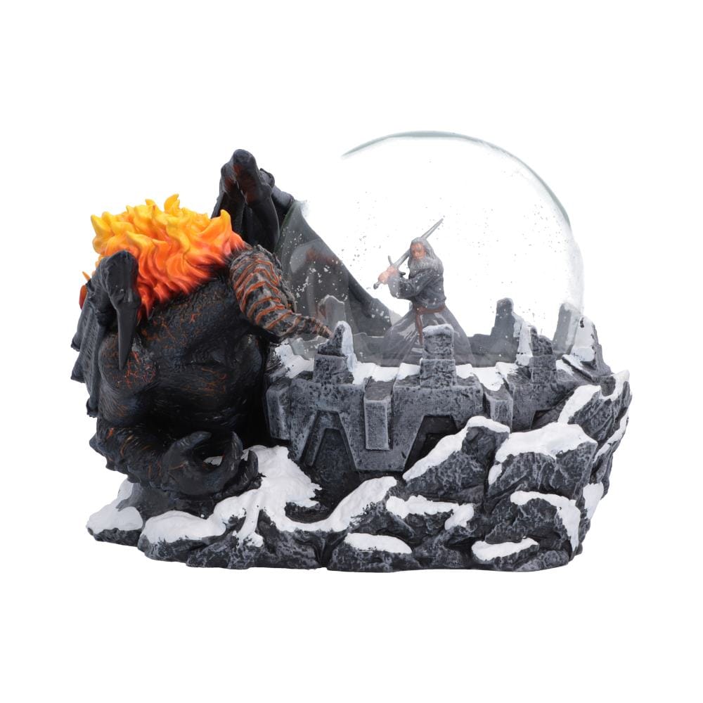 NEMESIS NOW - LORD OF THE RINGS - BATTLE OF THE PEAK SNOW GLOBE 12.8CM 801269164546