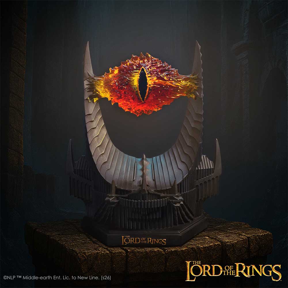 NEMESIS NOW LORD OF THE RINGS EYE OF SAURON LAMP 21.5CM 801269161606