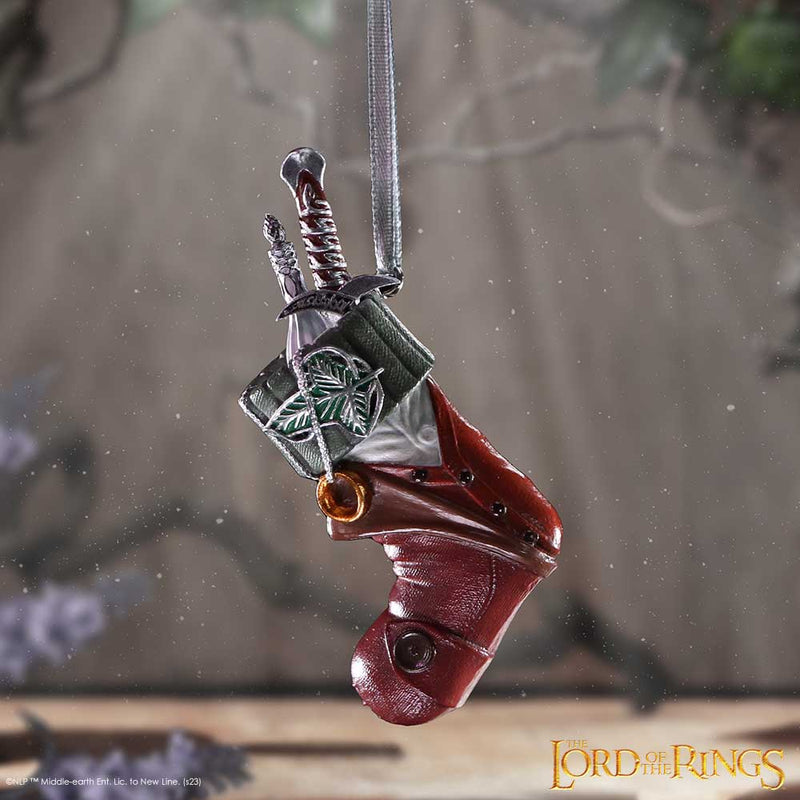 NEMESIS NOW LORD OF THE RINGS FRODO STOCKING HANGING ORNAMENT 801269151867