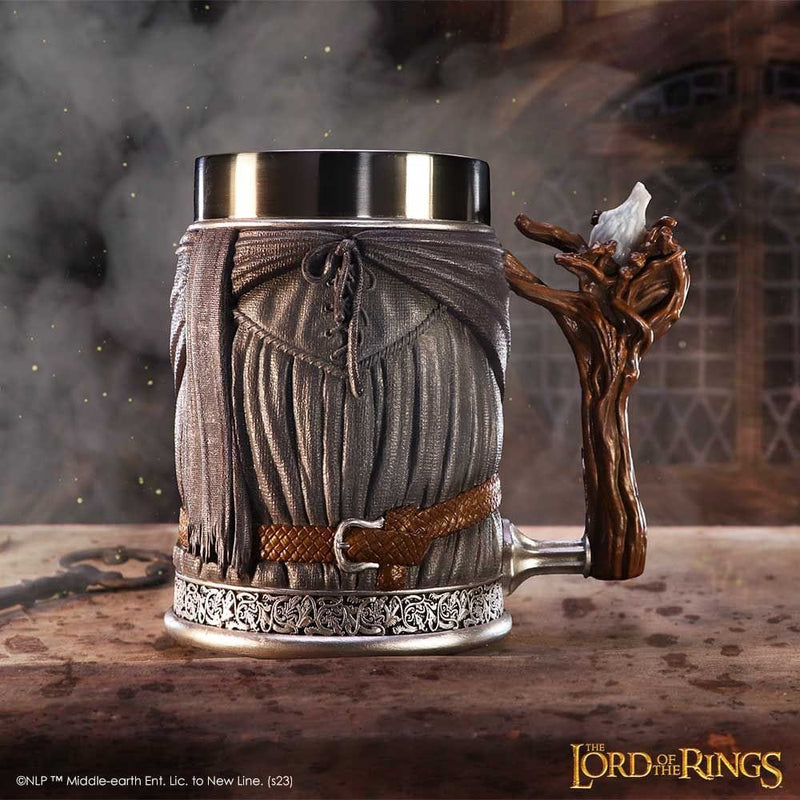 NEMESIS NOW LORD OF THE RINGS GANDALF THE GREY TANKARD 15.5CM 801269152345