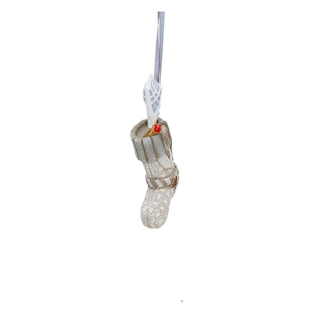 NEMESIS NOW LORD OF THE RINGS GANDALF THE WHITE STOCKING HANGING ORNAMENT 7.5CM 801269160302