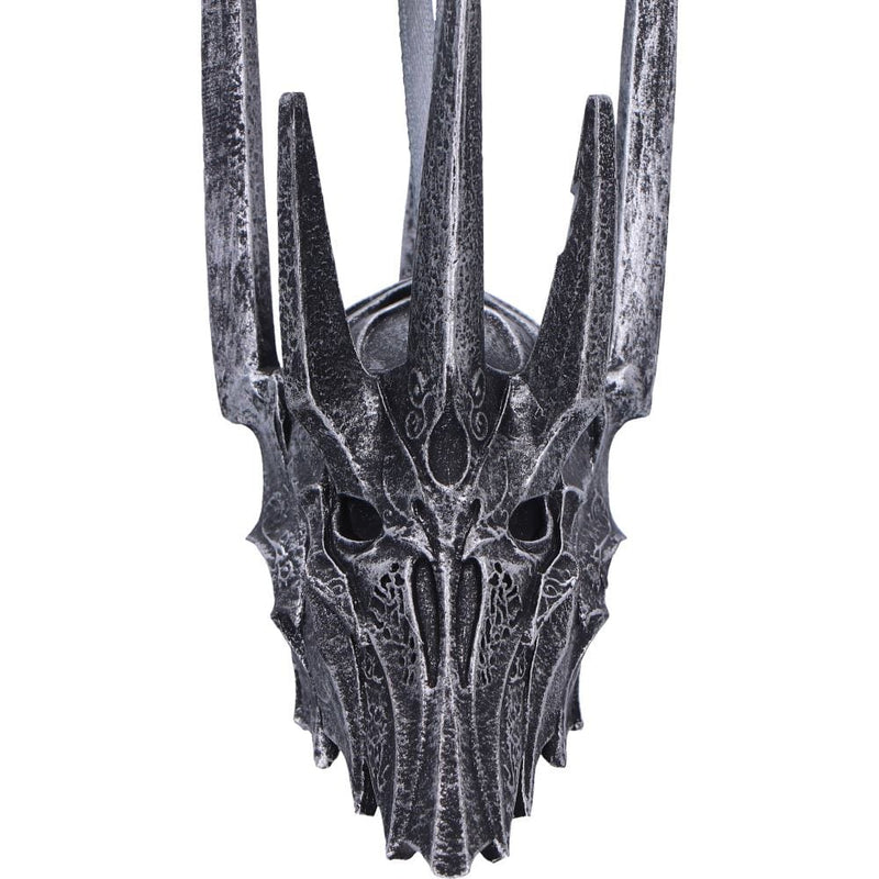 NEMESIS NOW LORD OF THE RINGS HELM OF SAURON HANGING ORNAMENT 801269153199