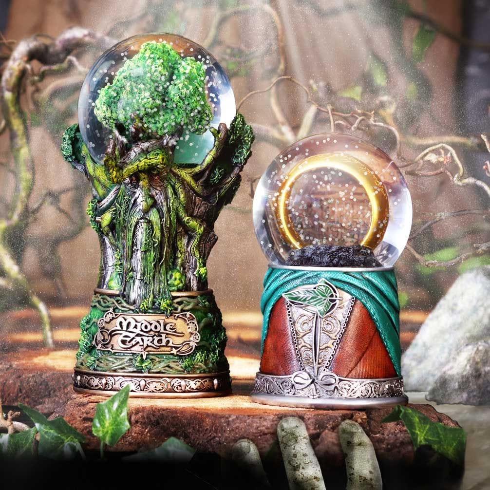 NEMESIS NOW LORD OF THE RINGS MIDDLEEARTH TREEBEARD SNOW GLOBE 801269146085