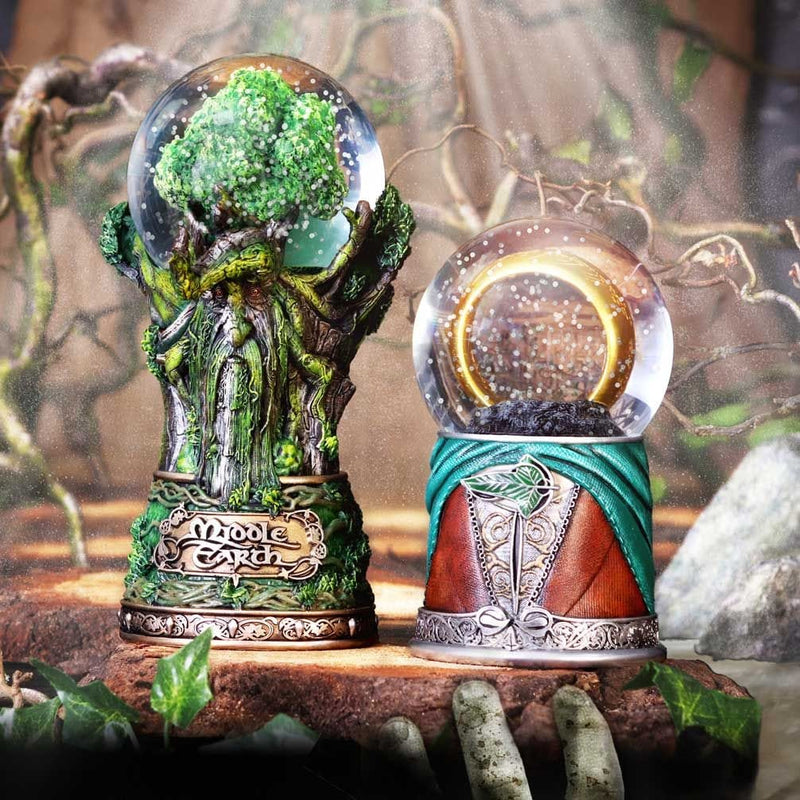 NEMESIS NOW LORD OF THE RINGS MIDDLEEARTH TREEBEARD SNOW GLOBE 801269146085