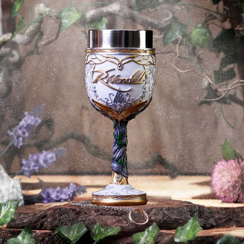 NEMESIS NOW LORD OF THE RINGS RIVENDELL GOBLET 19.5CM 801269147822