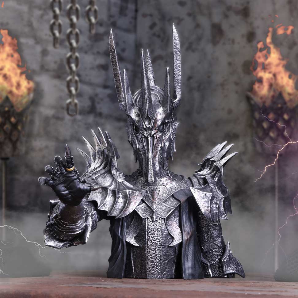 NEMESIS NOW LORD OF THE RINGS SAURON BUST 39CM 801269146948