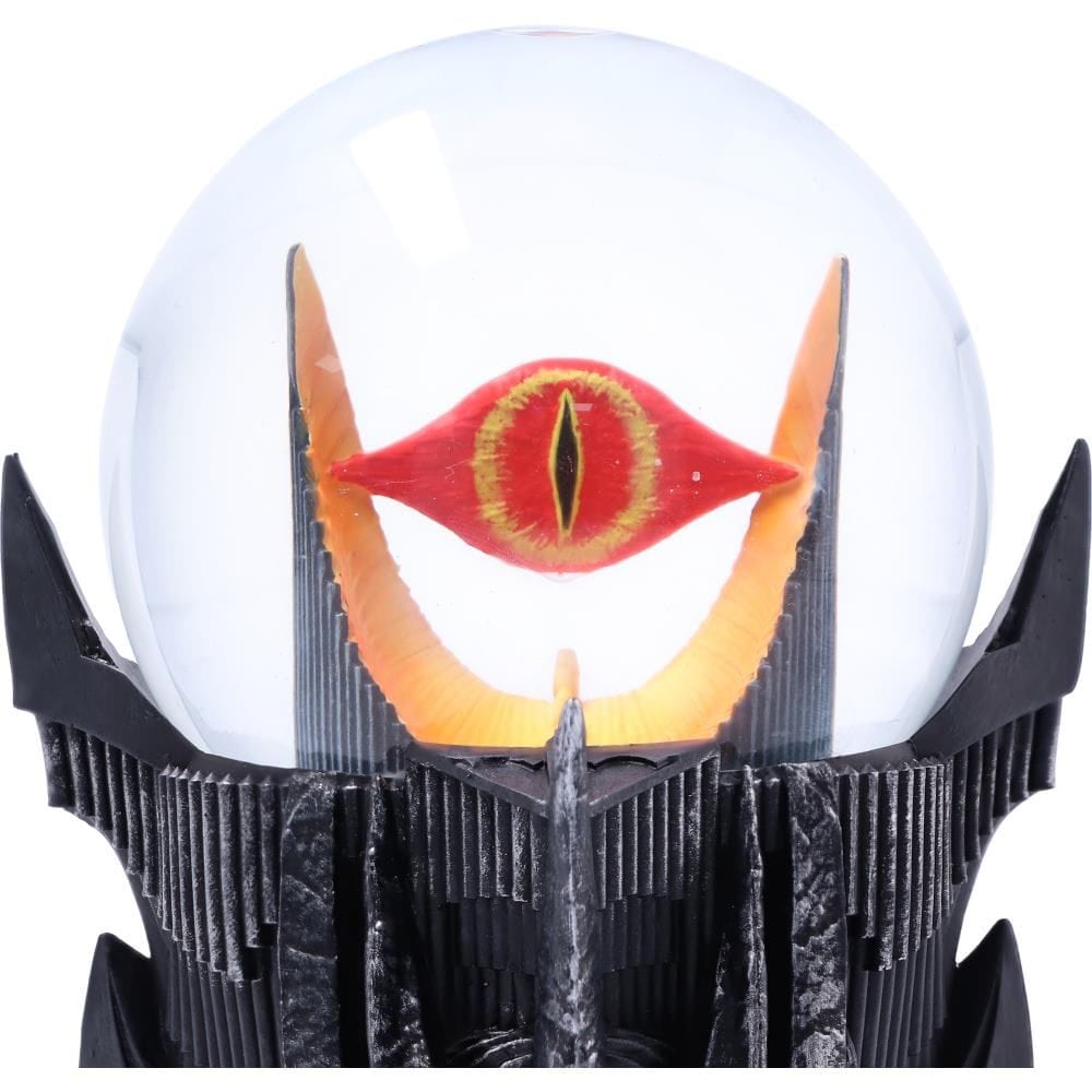 NEMESIS NOW LORD OF THE RINGS SAURON SNOW GLOBE 18CM 801269147495