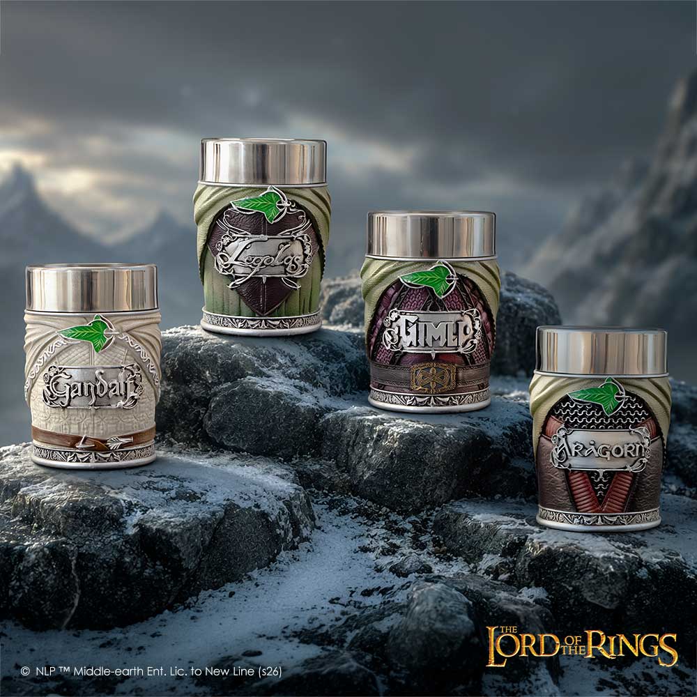 NEMESIS NOW - LORD OF THE RINGS - THE FELLOWSHIP MINI CUP SET 4.3CM 801269164997