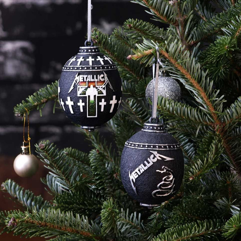 NEMESIS NOW METALLICA - BLACK ALBUM HANGING ORNAMENT 10CM 801269144111