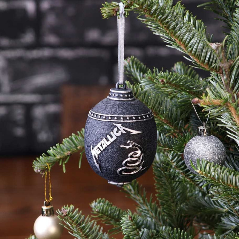 NEMESIS NOW METALLICA - BLACK ALBUM HANGING ORNAMENT 10CM 801269144111