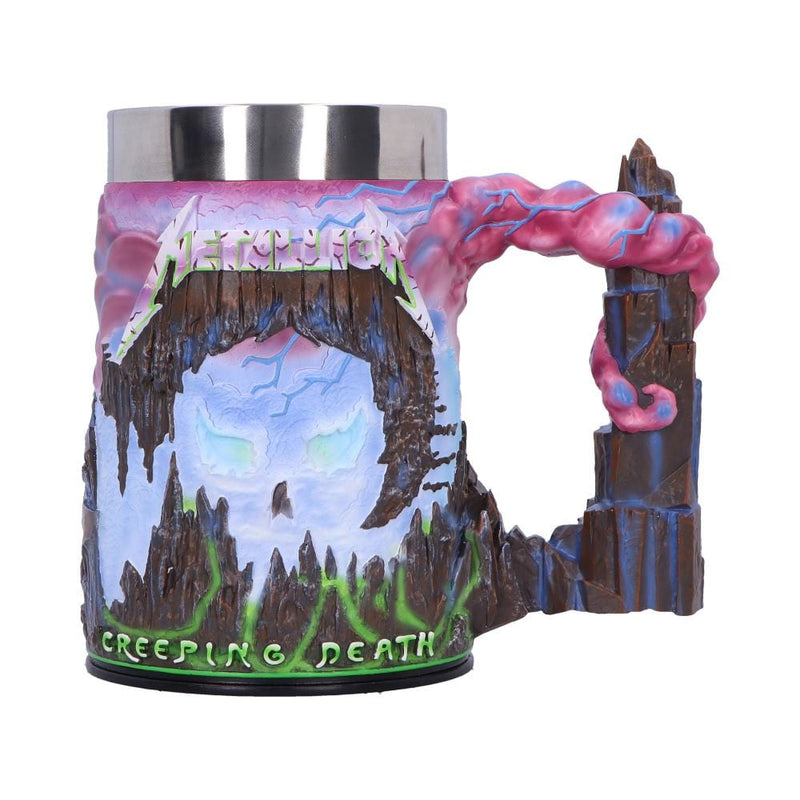 NEMESIS NOW METALLICA CREEPING DEATH TANKARD 15.5CM 801269156428