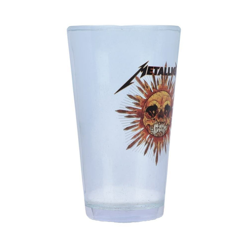 NEMESIS NOW METALLICA GLASSWARE - SUN 801269147549