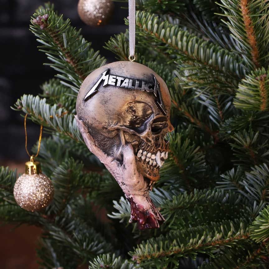 NEMESIS NOW METALLICA SAD BUT TRUE HANGING ORNAMENT 10,8CM 801269143978