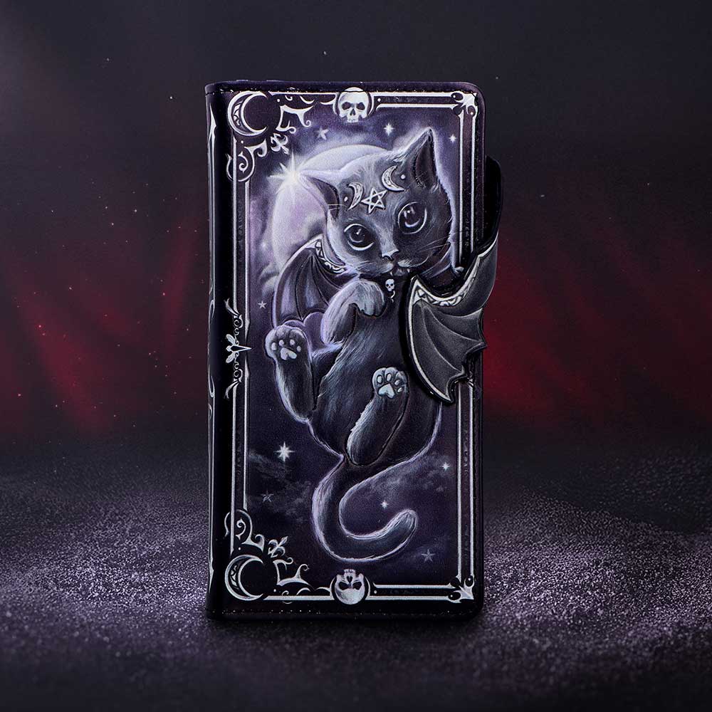 NEMESIS NOW MOON OF MALPUSS EMBOSSED PURSE 18.5CM 801269159443
