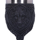 NEMESIS NOW NIGHT WOLF GOBLET 19.5CM 801269112585