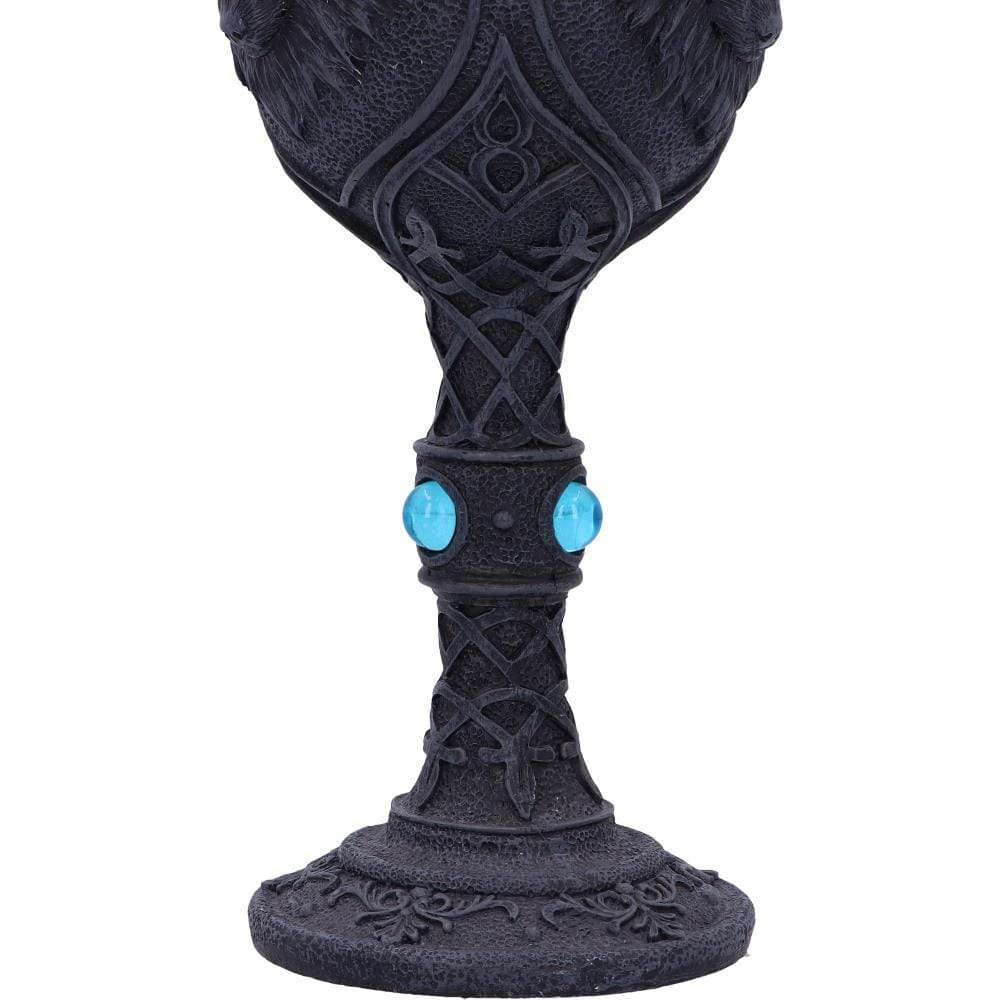 NEMESIS NOW NIGHT WOLF GOBLET 19.5CM 801269112585