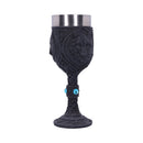 NEMESIS NOW NIGHT WOLF GOBLET 19.5CM 801269112585