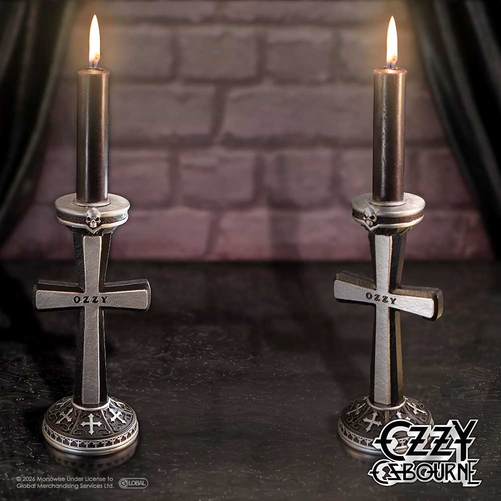 NEMESIS NOW - OZZY OSBOURNE - PRINCE OF DARKNESS CANDLE HOLDER 18,2CM 801269164713