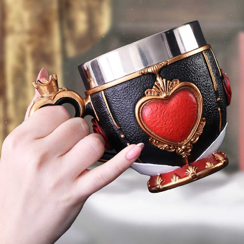 NEMESIS NOW PINKYS UP - QUEEN OF HEARTS 11CM 801269148959