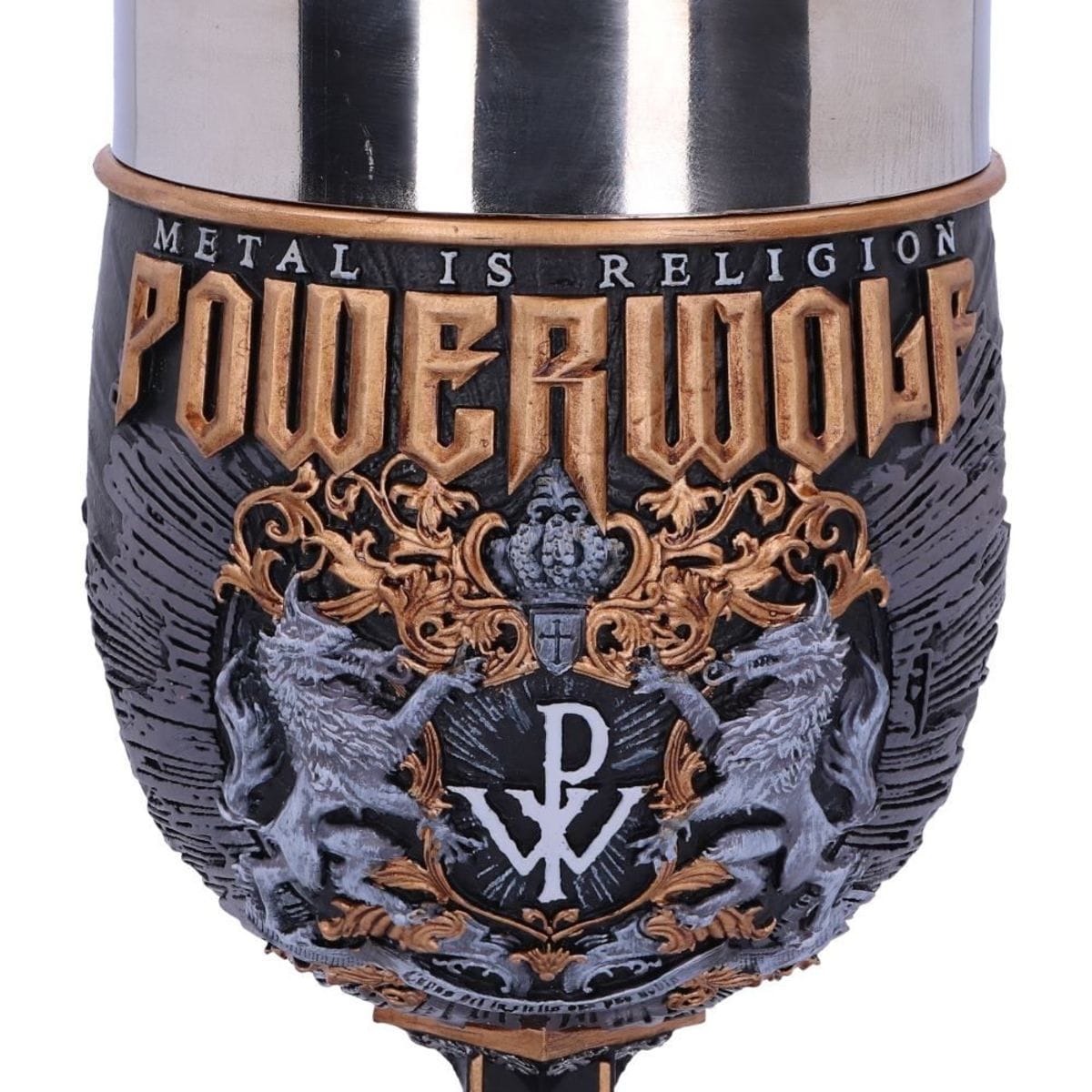NEMESIS NOW POWERWOLF METAL IS RELIGION GOBLET 22,5CM 801269140182