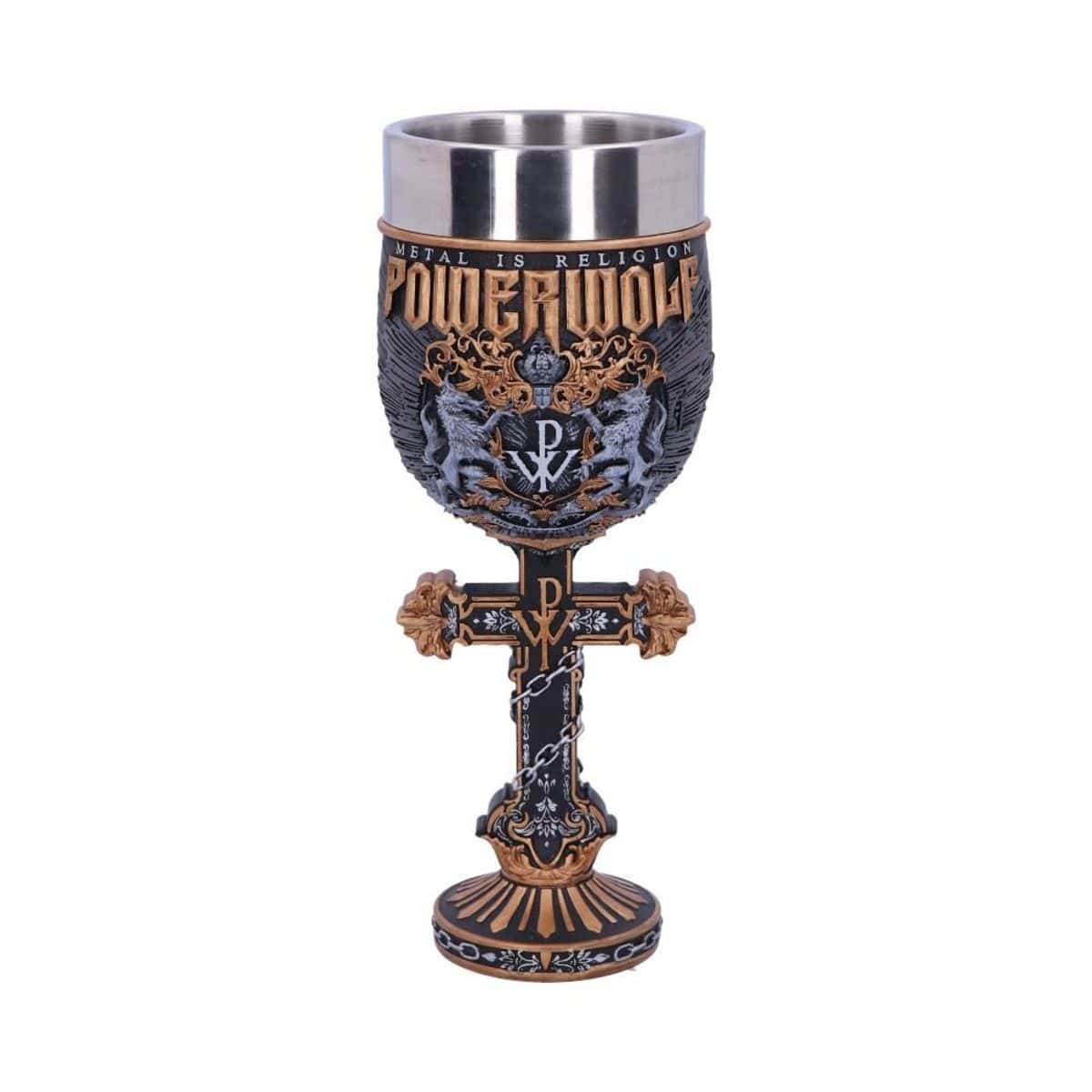 NEMESIS NOW POWERWOLF METAL IS RELIGION GOBLET 22,5CM 801269140182