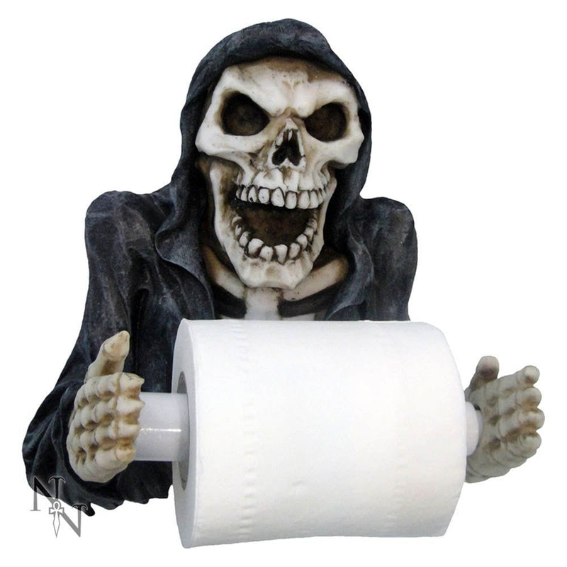 NEMESIS NOW REAPERS REVENGE TOILET ROLL HOLDER 26CM 801269079666