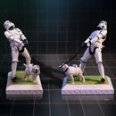 NEMESIS NOW STORMTROOPER MANS BEST FRIEND 15.5CM 801269160456