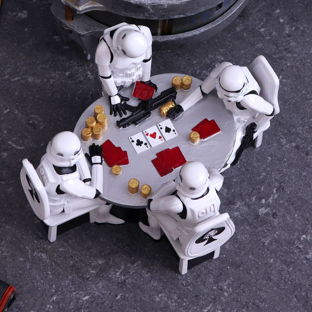 NEMESIS NOW STORMTROOPER POKER FACE 18.3CM 801269141783