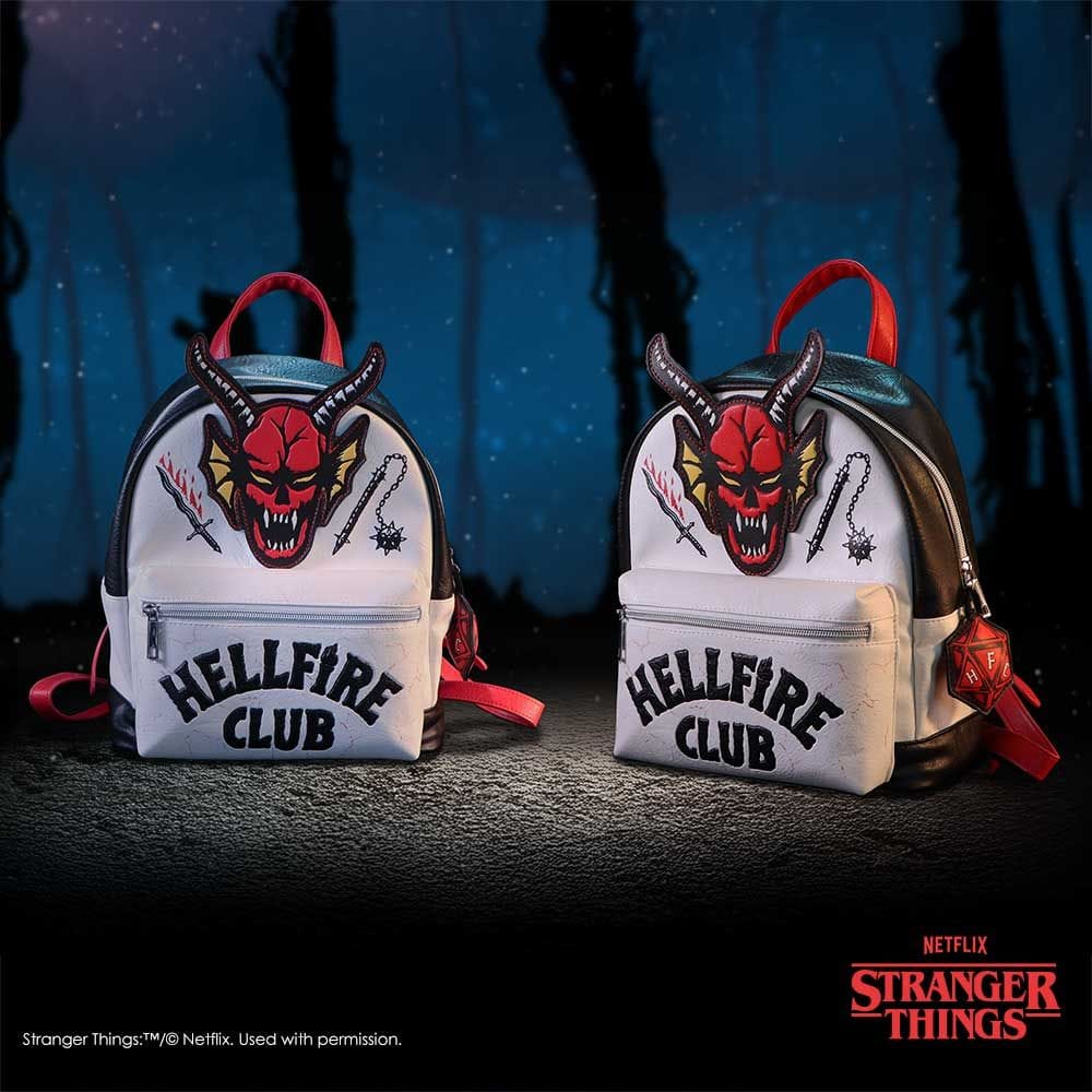 NEMESIS NOW STRANGER THINGS HELLFIRE CLUB BACKPACK 28CM 801269159023