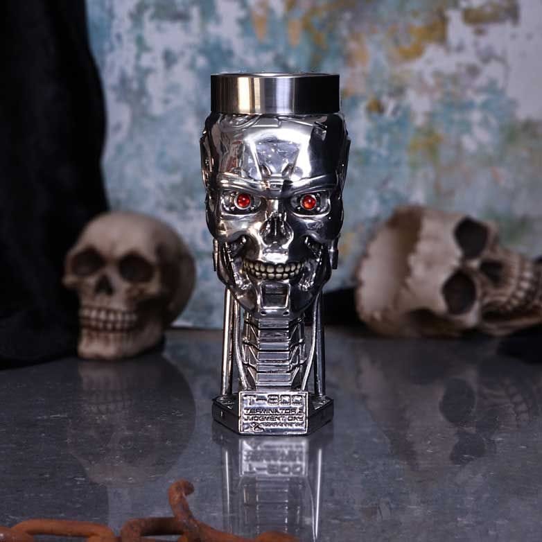 NEMESIS NOW Terminator 2 head goblet 801269098971