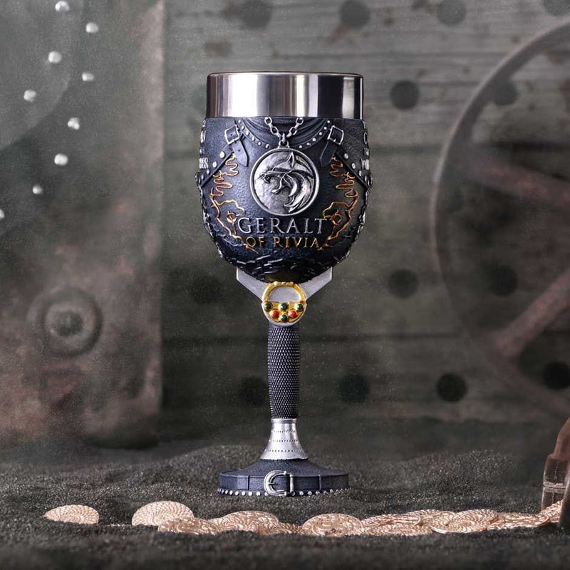 NEMESIS NOW THE WITCHER GERALT OF RIVIA GOBLET 19,5CM 801269146962