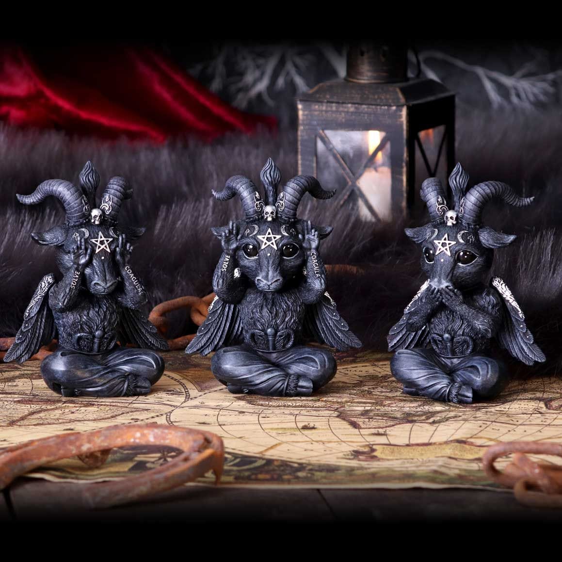 NEMESIS NOW THREE WISE BAPHOBOO 13.4CM 801269145828