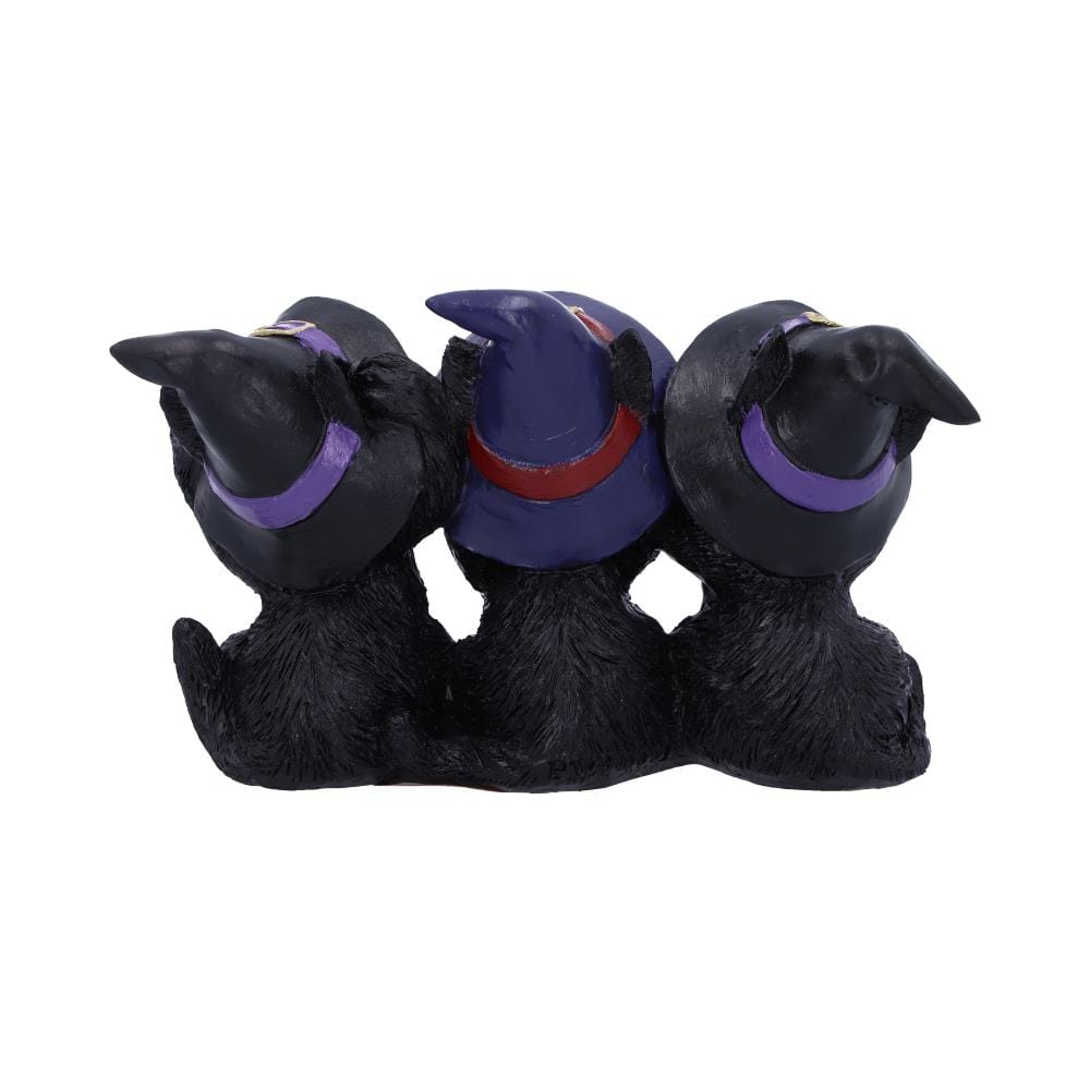 NEMESIS NOW THREE WISE BLACK CATS 11,5CM 801269142391