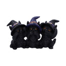 NEMESIS NOW THREE WISE BLACK CATS 11,5CM 801269142391