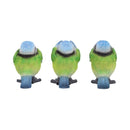 NEMESIS NOW THREE WISE BLUE TITS 8CM 801269156251
