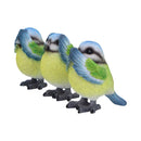 NEMESIS NOW THREE WISE BLUE TITS 8CM 801269156251