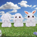 NEMESIS NOW THREE WISE BUNNIES 9CM 801269155346