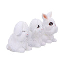 NEMESIS NOW THREE WISE BUNNIES 9CM 801269155346