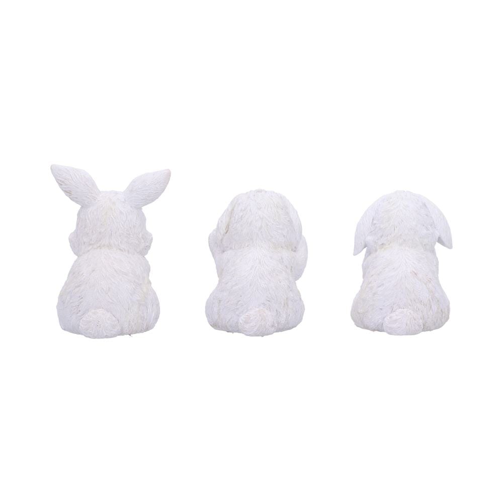 NEMESIS NOW THREE WISE BUNNIES 9CM 801269155346