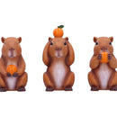 NEMESIS NOW THREE WISE CAPYBARAS 10.5CM 801269161354