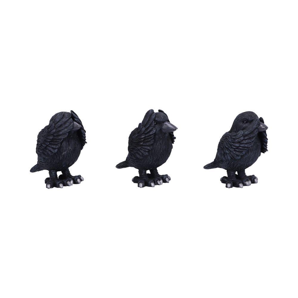 NEMESIS NOW THREE WISE RAVENS 8,7CM 801269147501