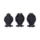 NEMESIS NOW THREE WISE RAVENS 8,7CM 801269147501