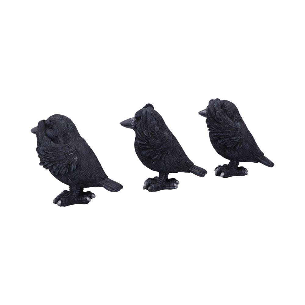 NEMESIS NOW THREE WISE RAVENS 8,7CM 801269147501