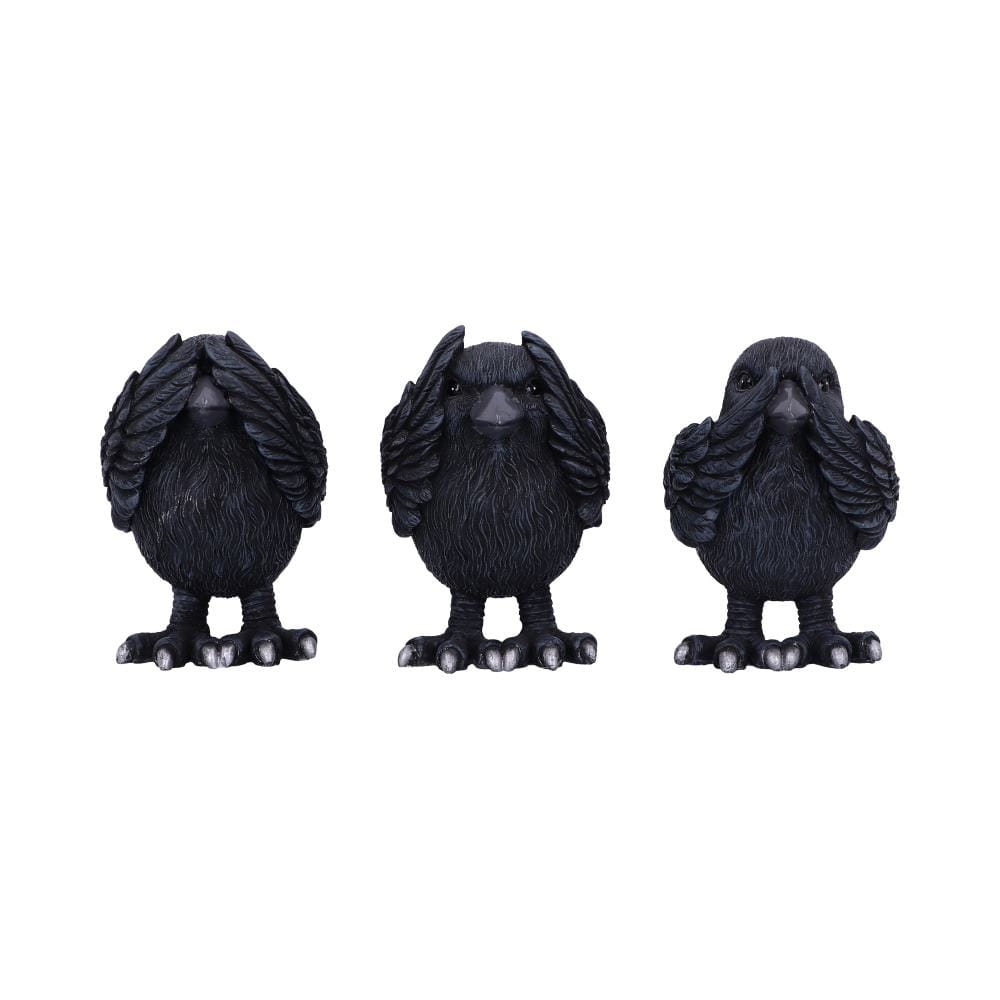 NEMESIS NOW THREE WISE RAVENS 8,7CM 801269147501