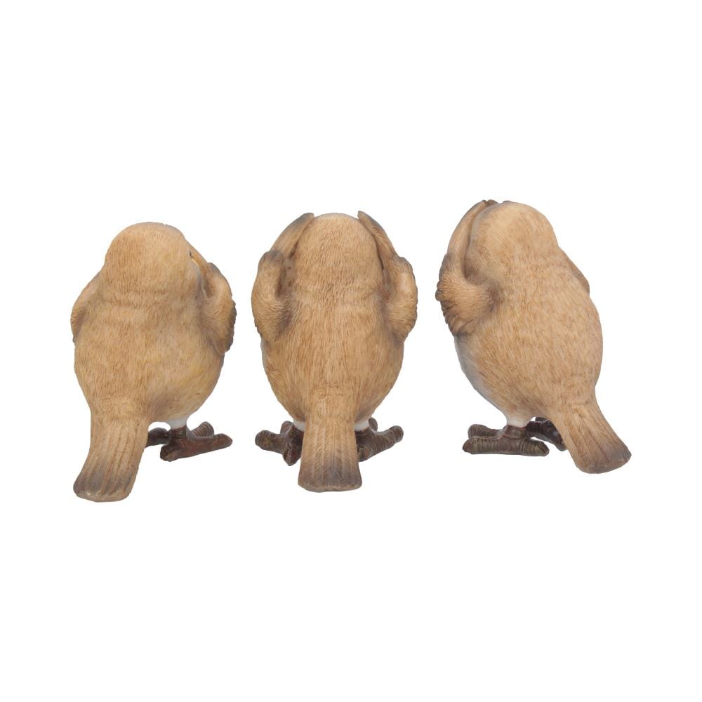 NEMESIS NOW THREE WISE ROBINS 8CM 801269132477
