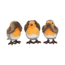 NEMESIS NOW THREE WISE ROBINS 8CM 801269132477