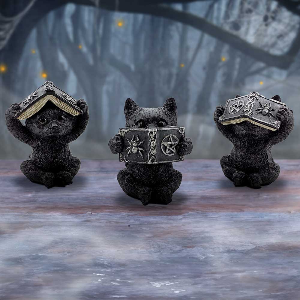 NEMESIS NOW THREE WISE SPELL CATS 8,5CM 801269154110