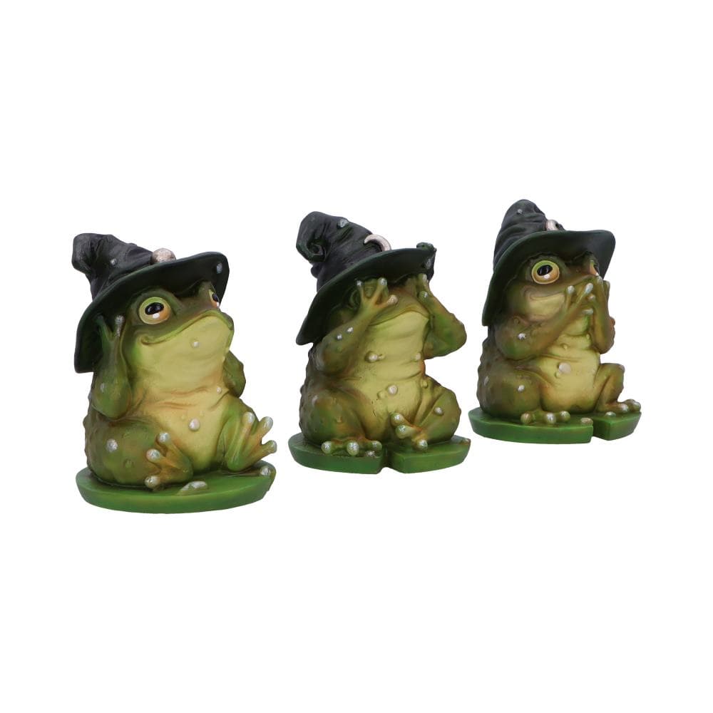 NEMESIS NOW THREE WISE TOADS 10.3CM 801269155384