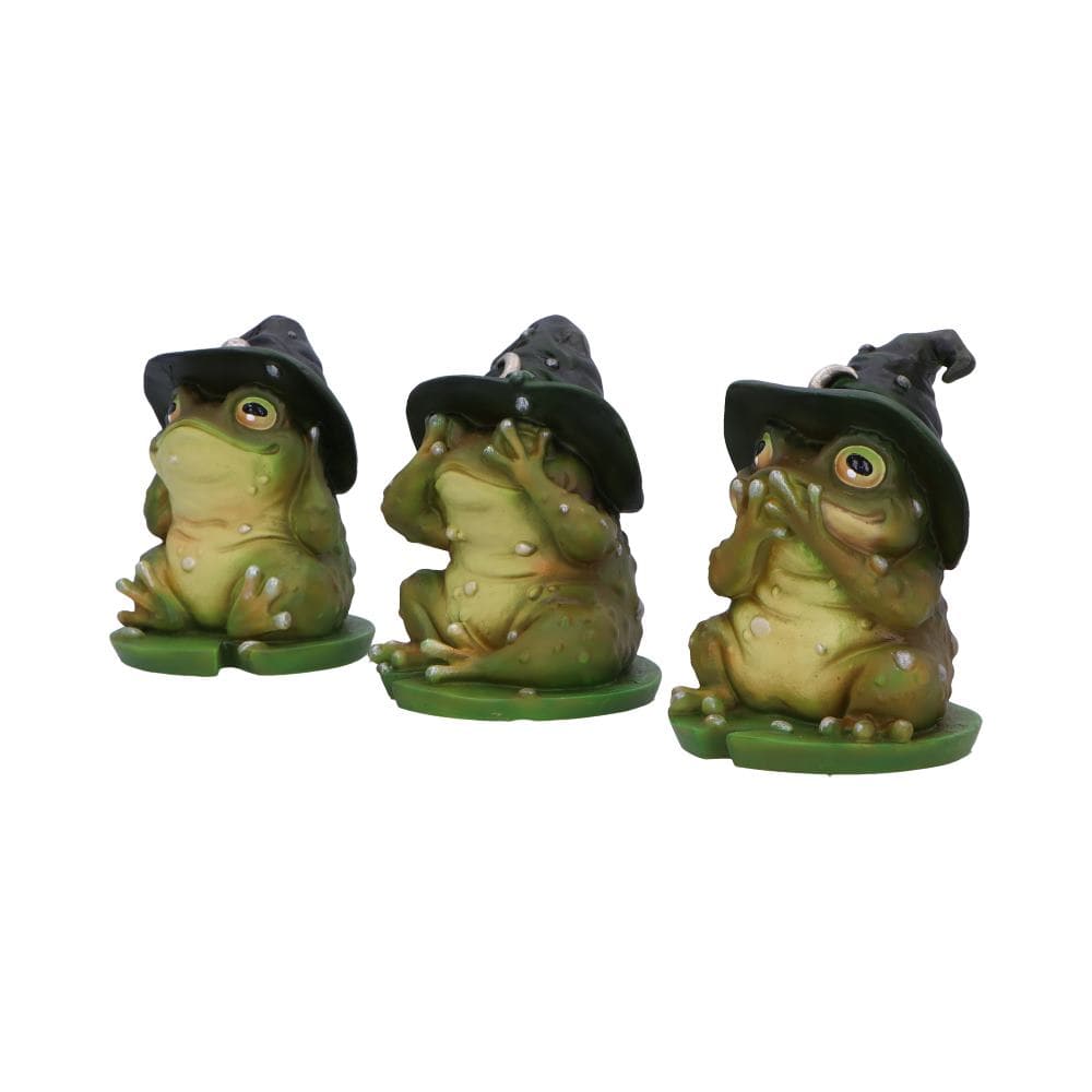 NEMESIS NOW THREE WISE TOADS 10.3CM 801269155384